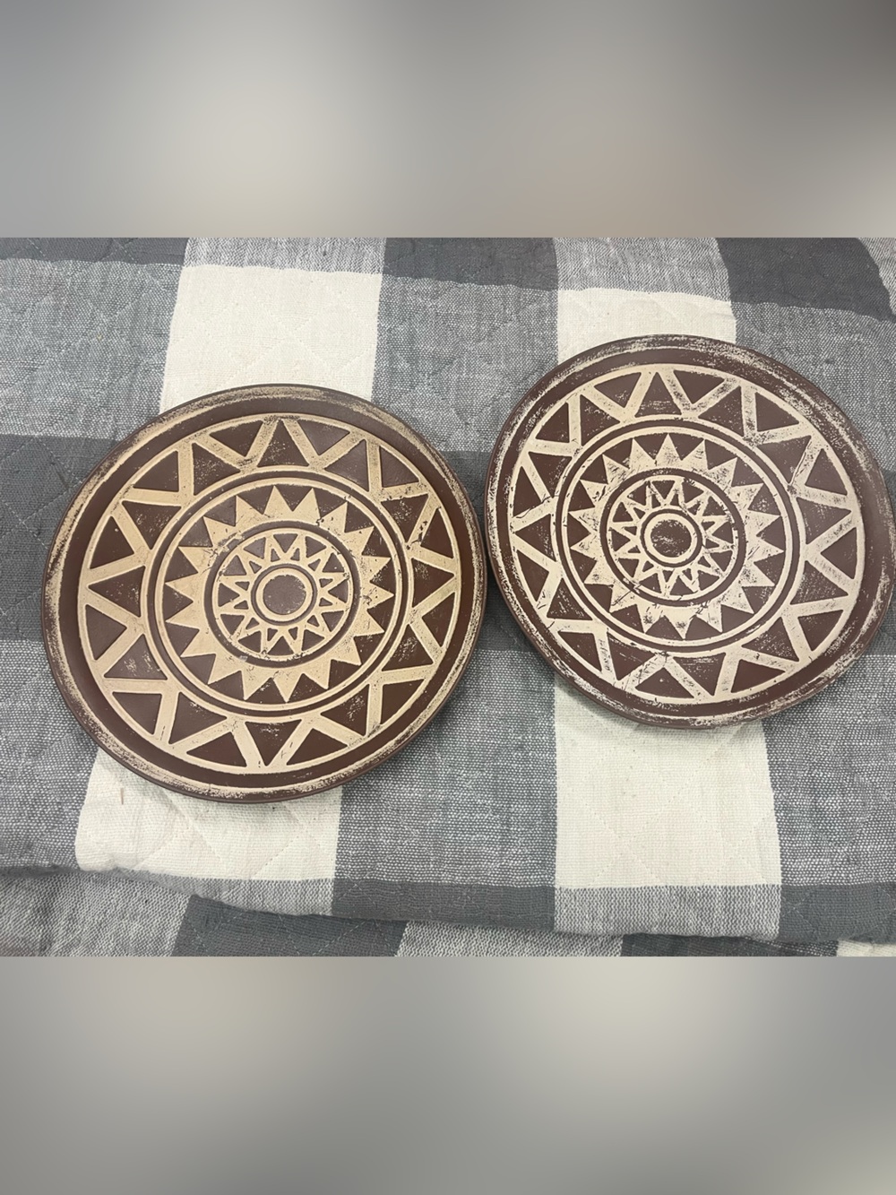 Metal Boho bowl  wall hanger